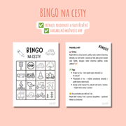 PDF Bingo na cesty zdarma – hrací karta a pravidla pro děti