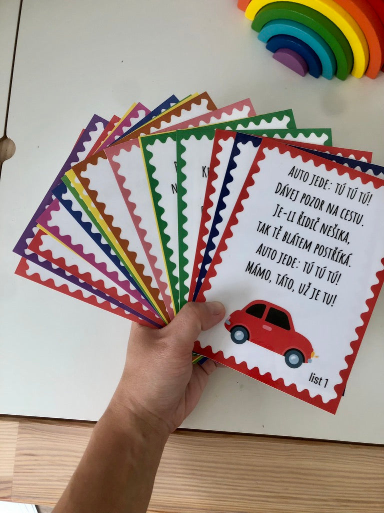 Grafomotorické cvičení pro děti s říkankami – učení kreslení hrou