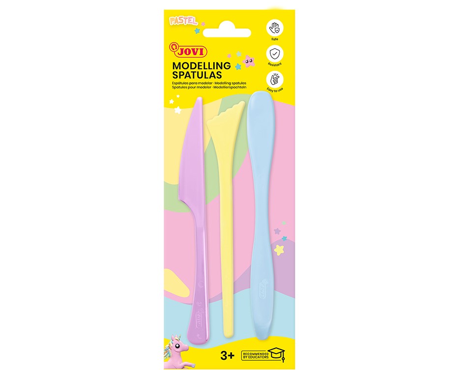 Balení JOVI modelovacích špachtlí pastel 3 kusy