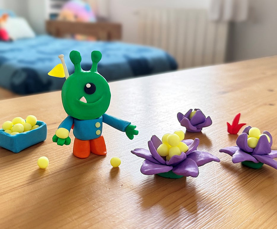 JOVI plastelína svítící ve tmě – modelování figurek a fantazijních světů