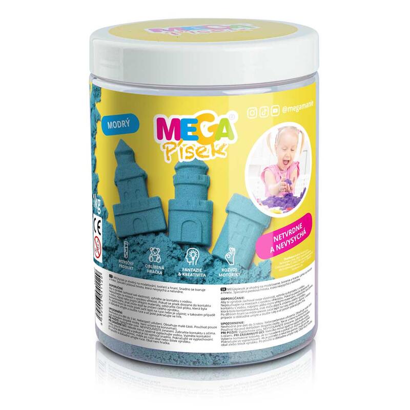 kinetický písek modelování děti