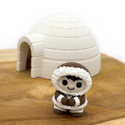 Miniatura Eskymák pro zimní a polární hry