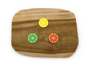 Miniatury citrusy citron pomeranč limetka pro dětské sensory play