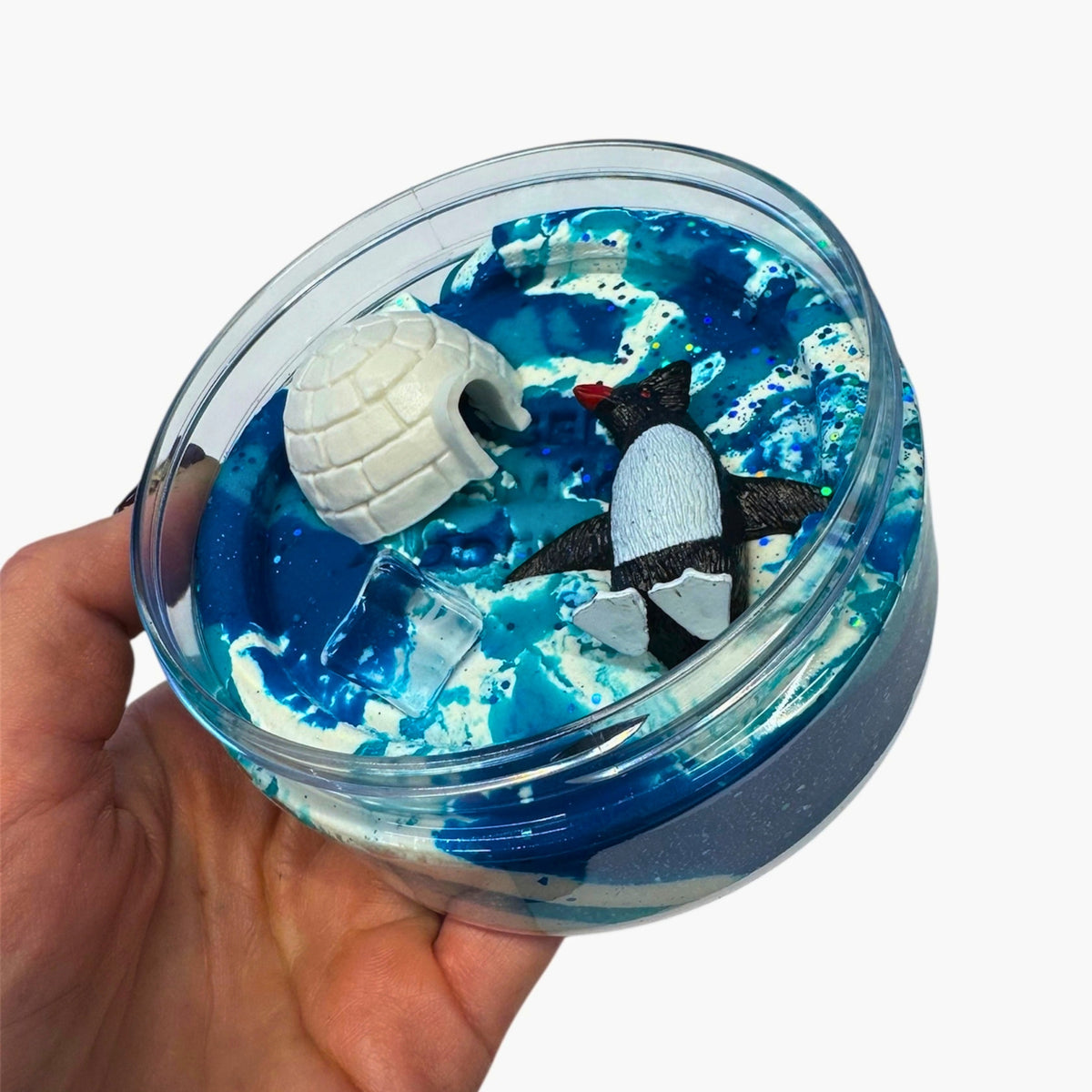 Netoxická přirodní modelína na zimní hry dětí
