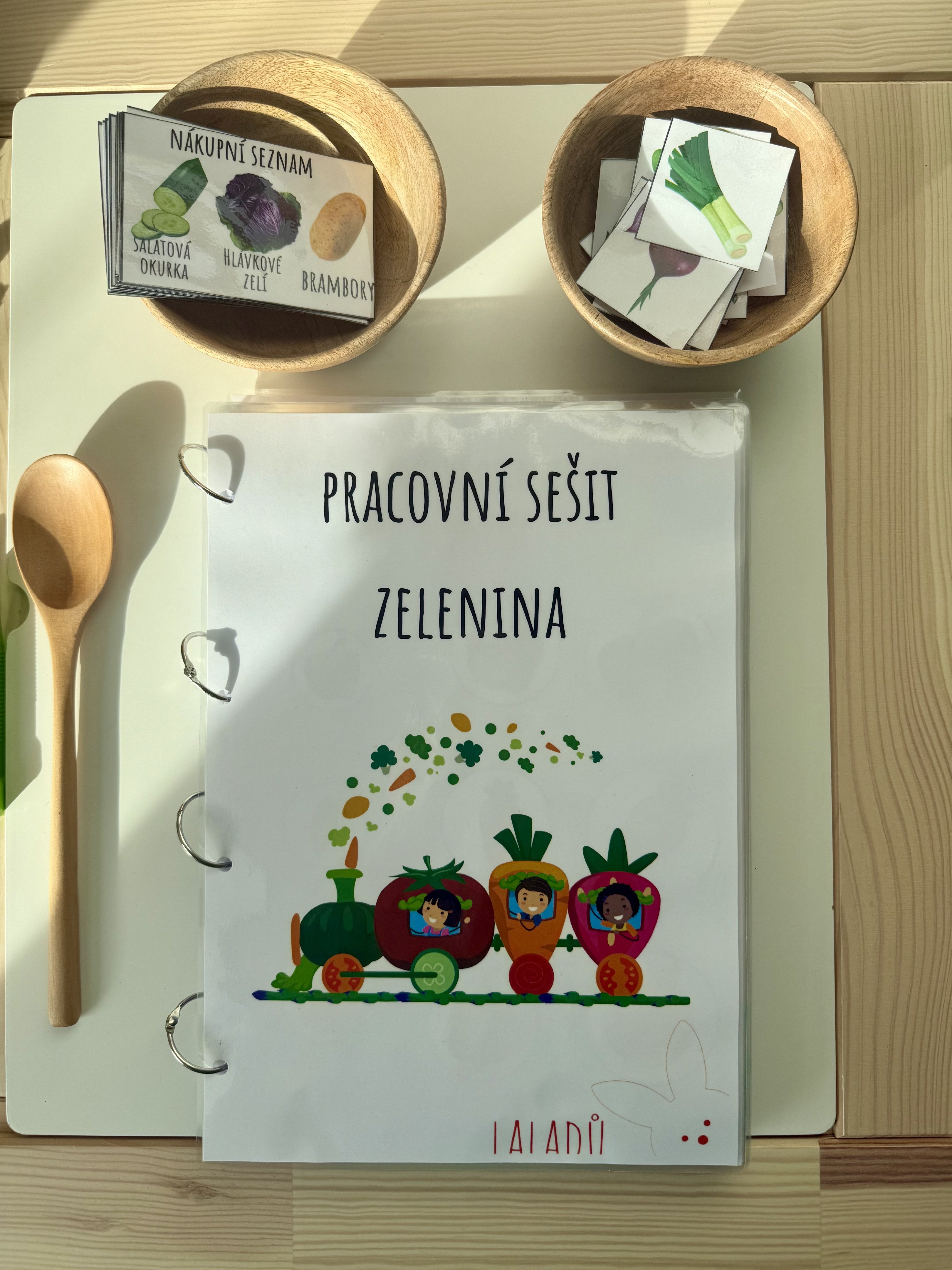 pracovní listy zelenina pro děti