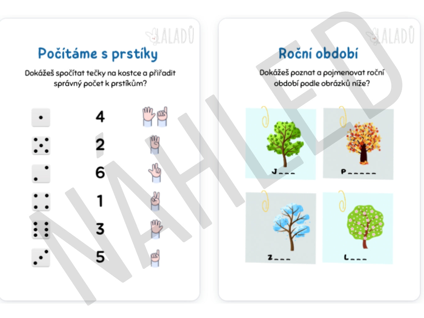 Pracovní sešit pro nejmenší děti od 3 let – pracovní listy PDF