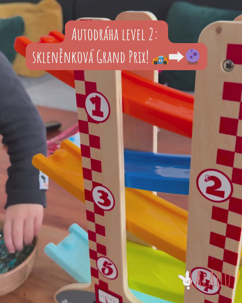 dráha na pouštění pro batolata