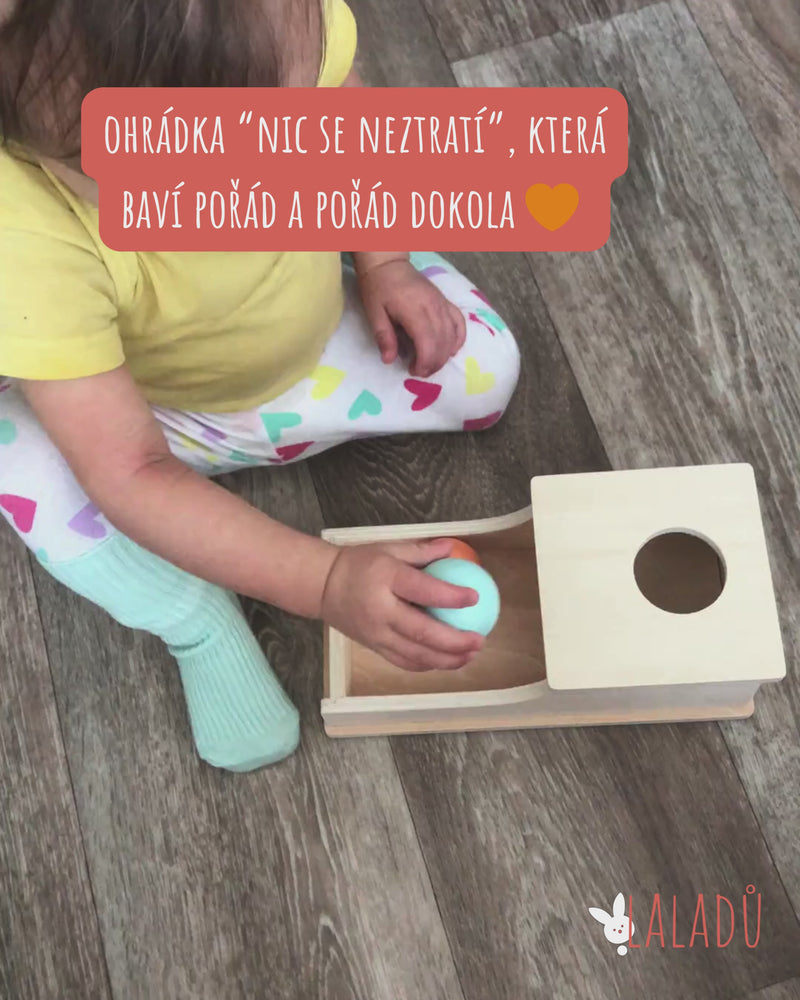 montessori dřevěné nic se neztratí