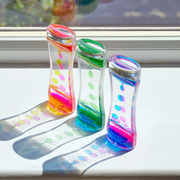 TickiT Sensory Dual Rainbow Cascade sada tří senzorických kapalinových válců