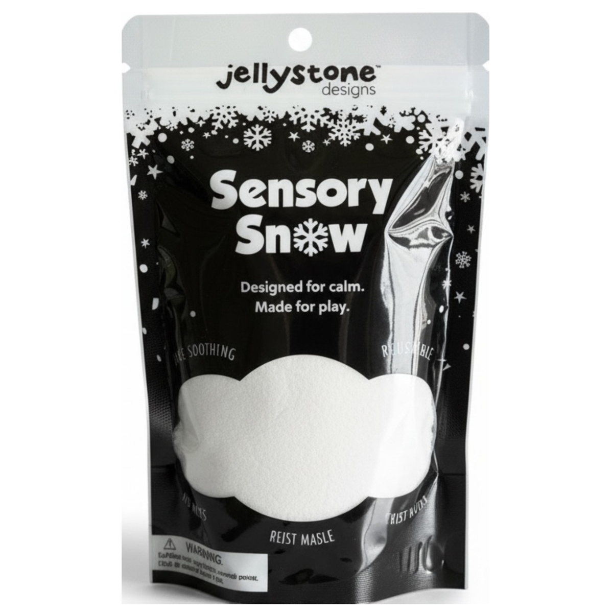Jellystone Sensory Snow – smyslový sníh pro děti 150 g