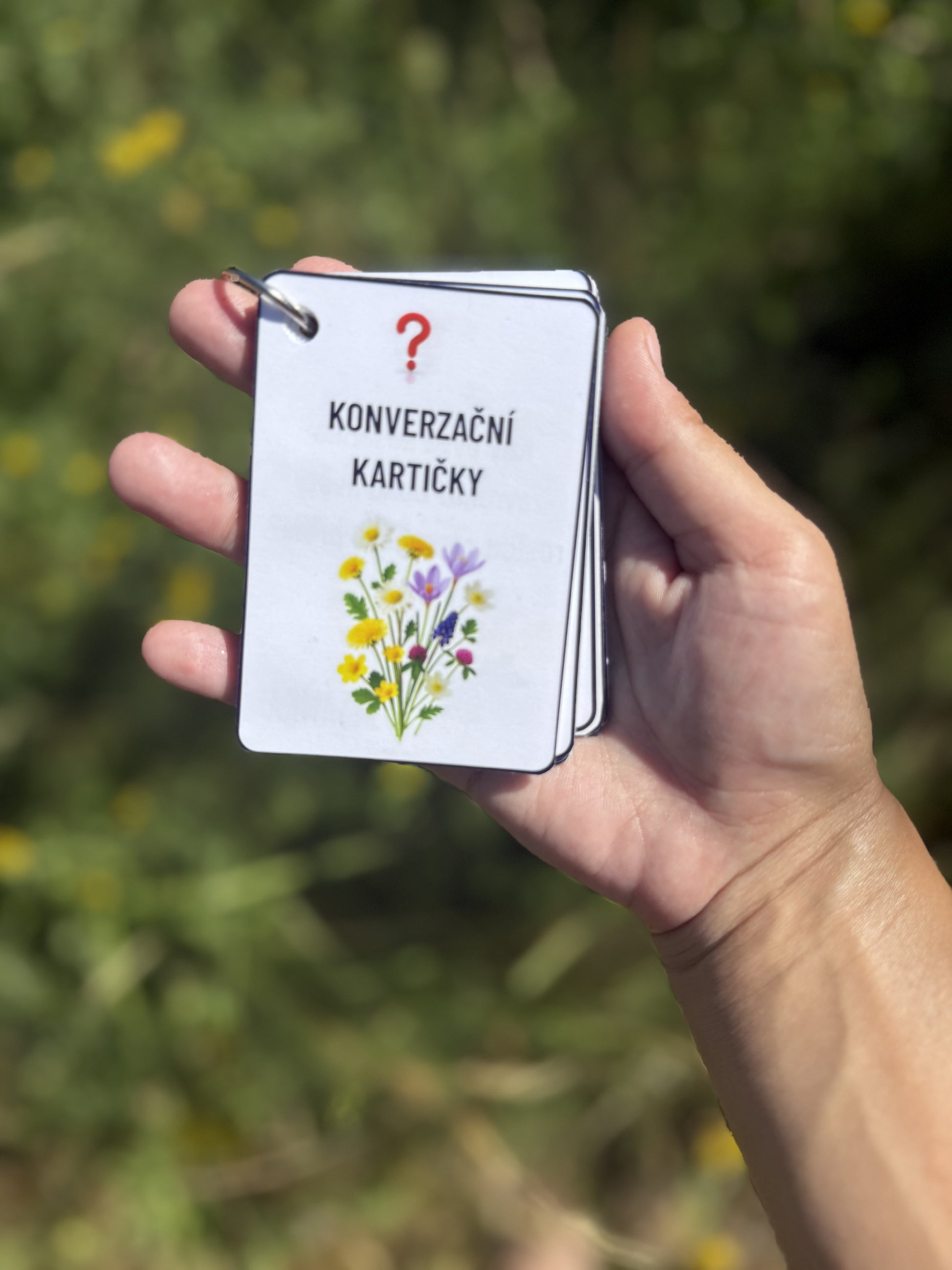 Kartičky květin jako pomůcka k výuce přírody