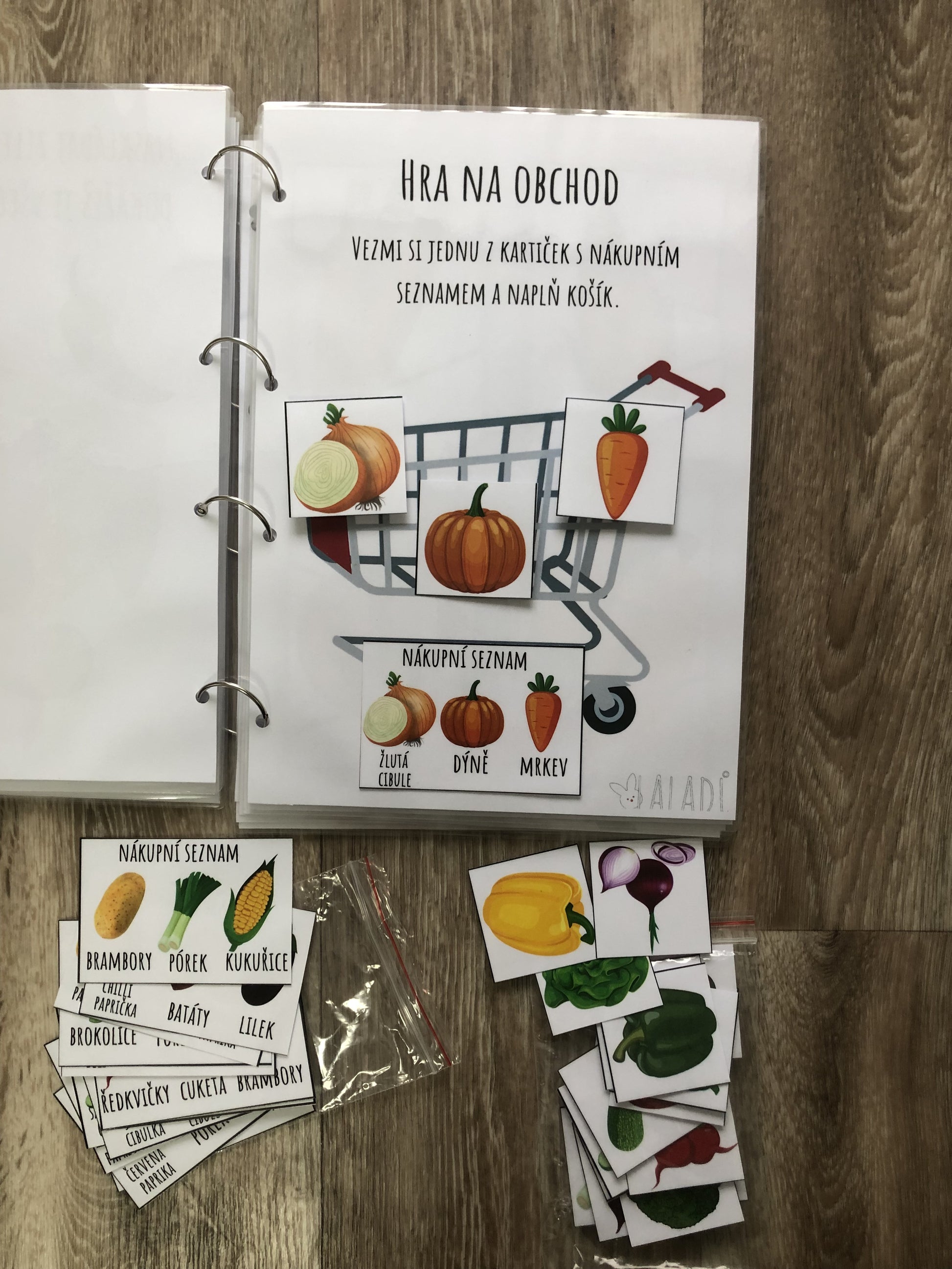 vzdělávací materiál zelenina PDF